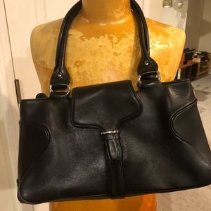 Cole Haan black leather purse
